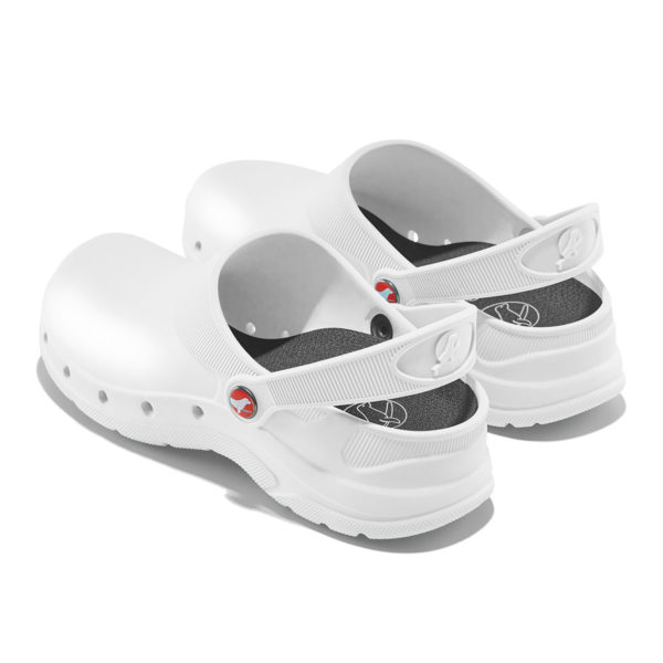 White Adventus Clog 4