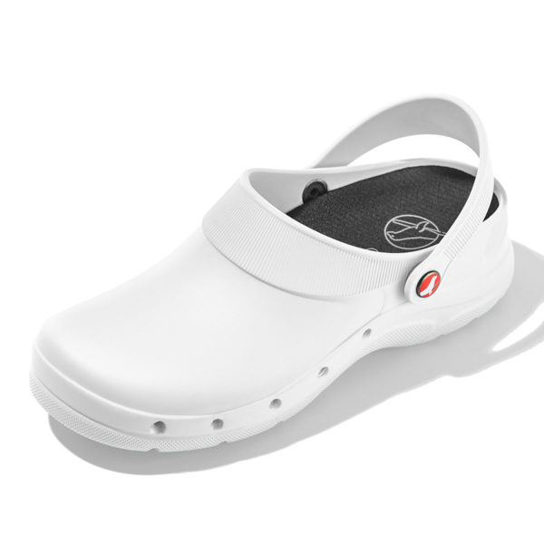 White Adventus Clog 3